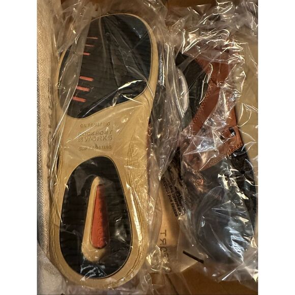 Rockport Works Truflex Work Lace-Up Oxford brown men’s 7 - Picture 7 of 9